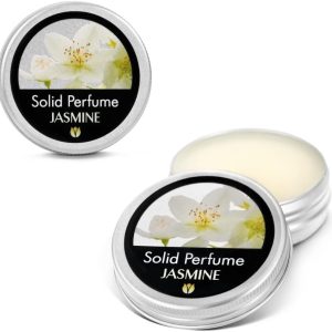 Flowerland Solid Perfume - Portable Pocket Balm Perfume Perfect for Travel Use - Natural Fragrance Parfum for Men and Women - Natural & Vegan - Jasmine (30ml)