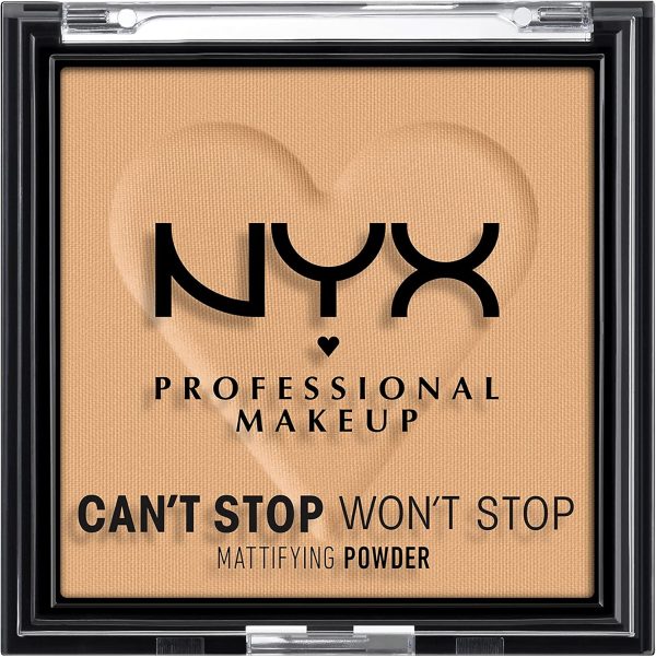 NYX PROFESSIONAL MAKEUP Can't Stop Won't Stop Mattifying Pressed Powder - Golden
