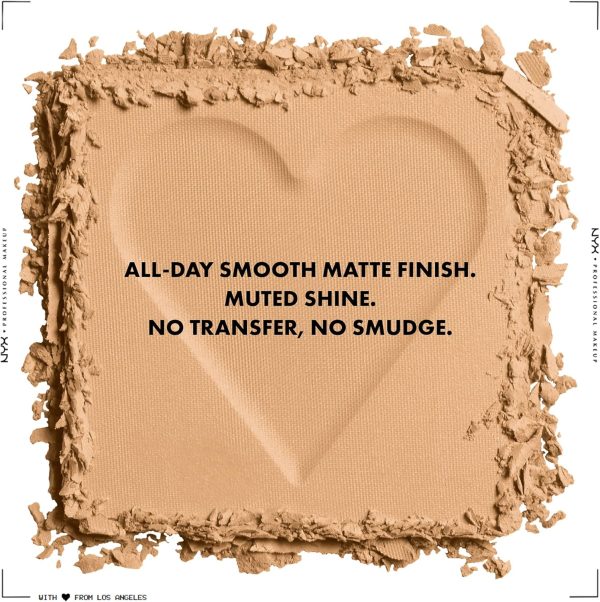 NYX PROFESSIONAL MAKEUP Can't Stop Won't Stop Mattifying Pressed Powder - Golden - Image 2