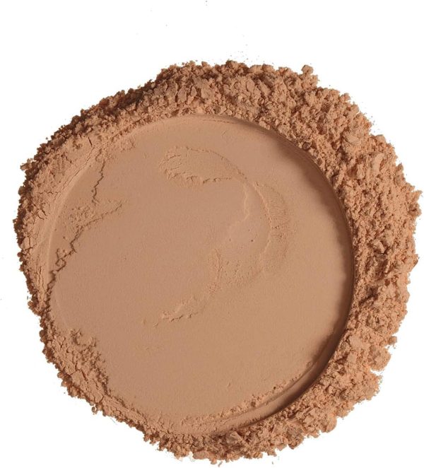 Ruby Kisses Face Powder Foundation, Pressed Compact Makeup Setting Powder, Full Coverage Matte Lightweight, Long-Lasting, Perfect Finishing Powder, Portable, Convenient, Sponge & Mirror (Rich Beige) - Image 3