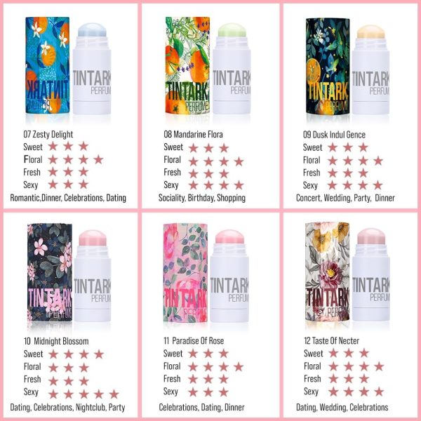 Solid Perfume Stick, Portable Perfumes for Women's Fragrances, Inspired by Dior J'ADORE Perfume, Long Lasting Travel Perfume Balm, Natural & Safe Ingredients (12 TASTE OF NECTER) - Image 4