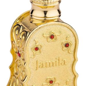 Swiss Arabian Jamila - Luxury Products From Dubai - Long Lasting And Addictive Personal Perfume Oil Fragrance - A Seductive, Signature Aroma - The Luxurious Scent Of Arabia - 0.5 Oz